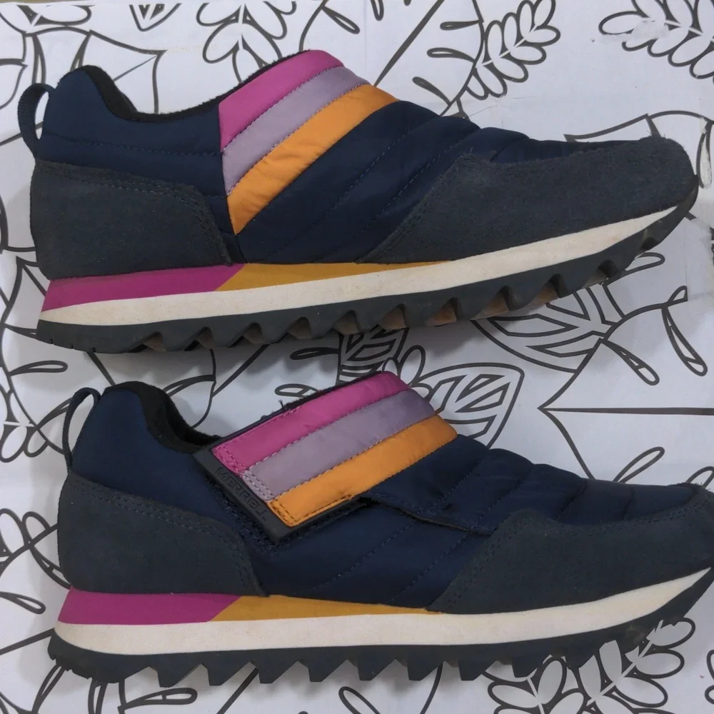 Merrell Retro Navy Performance Sneakers - Picture 2 of 7